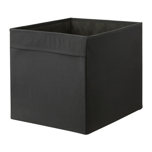 Коробка ДРЁНА черный 33x38x33 см ИКЕА, IKEA