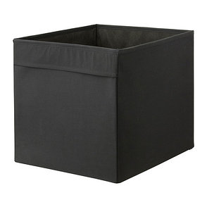 Коробка ДРЁНА черный 33x38x33 см ИКЕА, IKEA, фото 2