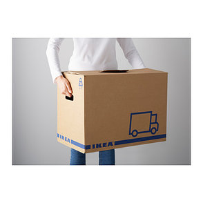 Коробка упаковочная ЭТЭНЕ 2 шт. коричневый ИКЕА, IKEA, фото 2