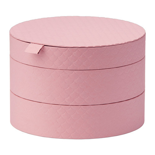 Коробка с крышкой  светло-розовый ПАЛЬРА 