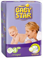 Подгузники детские "Baby Star" размер 4 