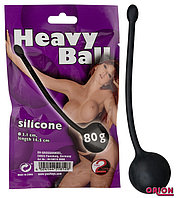 Вагинальный шарик Heavy Ball 80гр черный