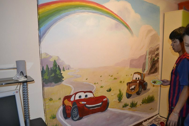 Художественная роспись стен Детских комнат