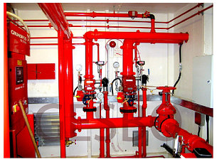 Обслуживание и восстановление систем водяного и газового пожаротушения.