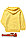 Детская желтая толстовка, свитшот, фото 2