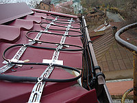 Devi deviflex, DEVIsnow 30T, DTCE-30 жылыту кабелімен суағарлар мен науаларды жылыту