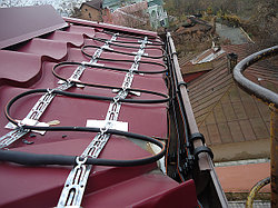 Devi deviflex, DEVIsnow 30T, DTCE-30 жылыту кабелімен суағарлар мен науаларды жылыту