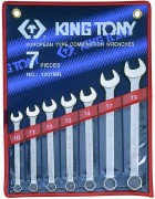 Набор ключей комбинированных KT-1207MR: 10-19мм 7пр. KING TONY