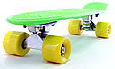 Пластборд (Пенни борд) 22" BRASS (ярко-зеленая дека / желтые колеса) АКЦИЯ "Зеленый - GO!", фото 3
