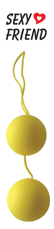 Sexy Friend Вагинальные шарики Balls желтые