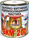 Бкм 200 гидроизоляция мастика каучуко-битумная