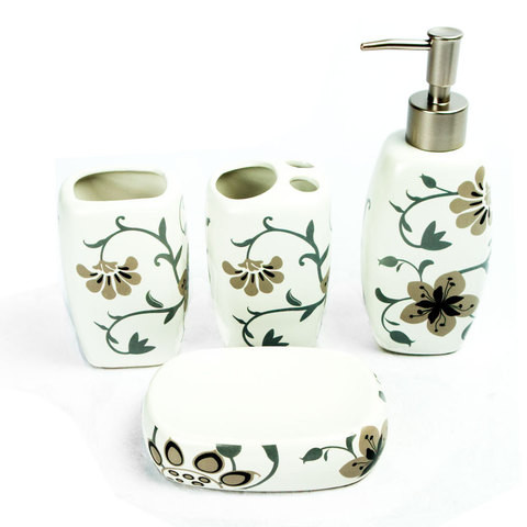 Набор керамических аксессуаров для ванной «Табыс» (01) - фото 1 - id-p24064945