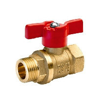 КРАН ШАРОВОЙ Д-15 вн/нр латунь