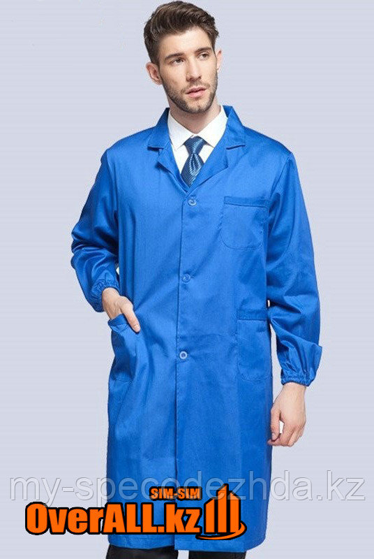 Лабораторный халат, синий