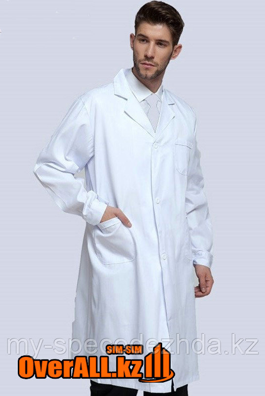 Лабораторный халат, белый