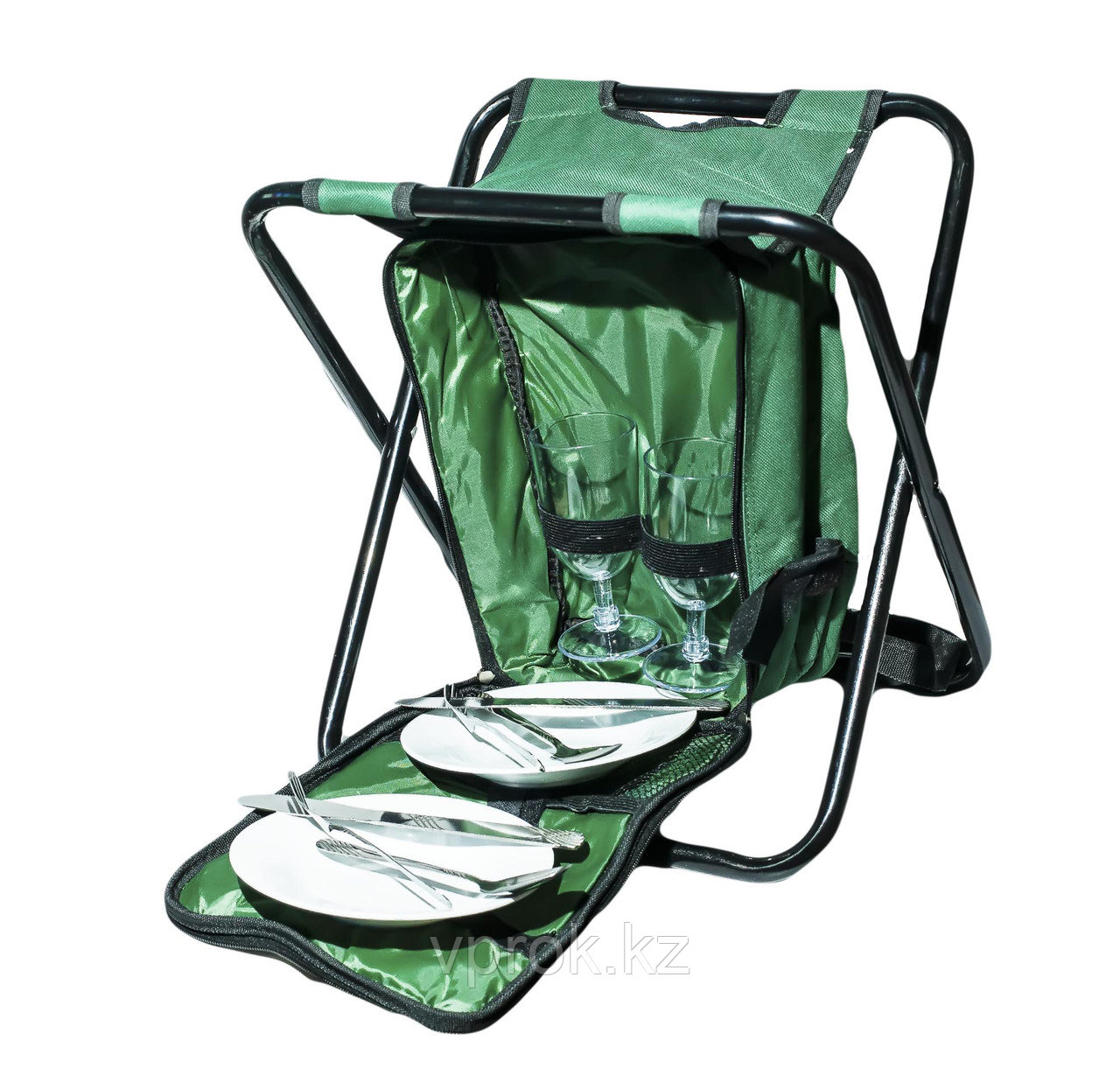 Многофункциональный комплект 3 в 1: стул, рюкзак и набор посуды - фото 1 - id-p24143905