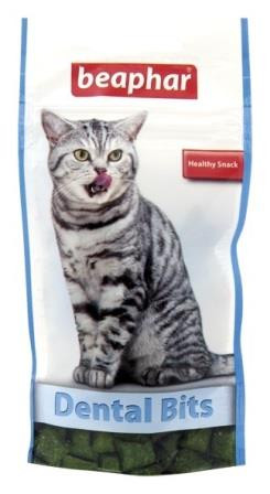 Beaphar Cat-A-Dent Bits лакомство для кошек и котят Лакомые подушечки для чистки зубов, 35г - фото 2 - id-p24143903