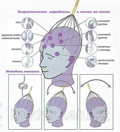 Массажёр для головы, точечный "МУРАШКА" - фото 3 - id-p1592545