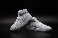 Кроссовки Nikе Air Force 1 Mid Flyknit 2016 White (36-44), фото 4
