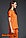 Оранжевый женский медицинский костюм, фото 5