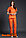 Оранжевый женский медицинский костюм, фото 2