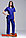 Синий женский медицинский костюм, фото 6