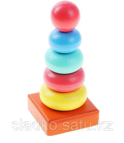 Пирамидка деревянная в ассортименте Россия (id 24386127)