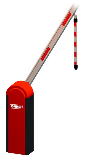 Шлагбаум SOMMER ASB-6010 левого закрытия. Длина стрелы 6 метров - фото 1 - id-p1253236