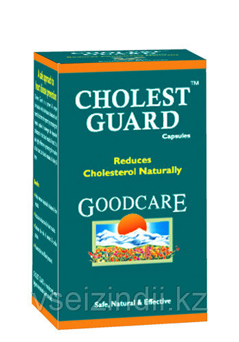 Холест Гард, холестерин под контролем, Гудкеа (Байдьянахт) / Cholest Guard Goodcare (Baidyanath) 60 капсул