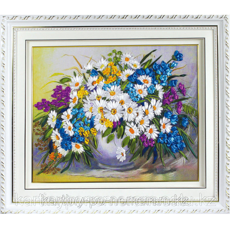 Вышивка лентами GH88826, 60x50 cm