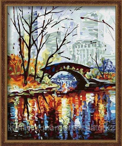 Картины по номерам - Алматы, "Мостик. Л.Афремов"