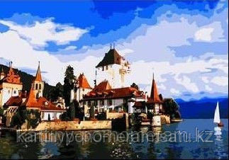 Картины по номерам(цифрам) - Алматы, "Белеет парус"