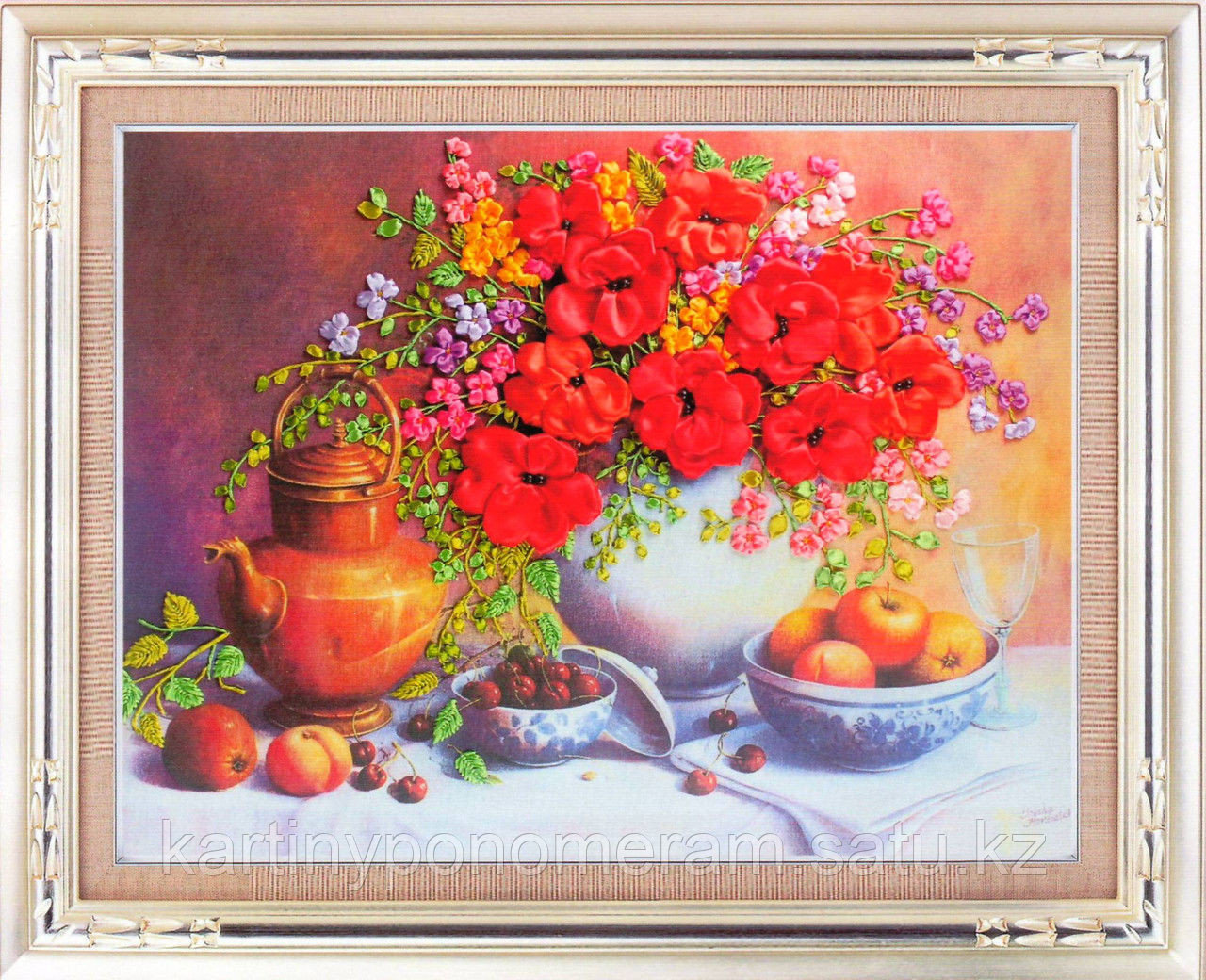 Вышивка лентами GH88891, 60x50 cm