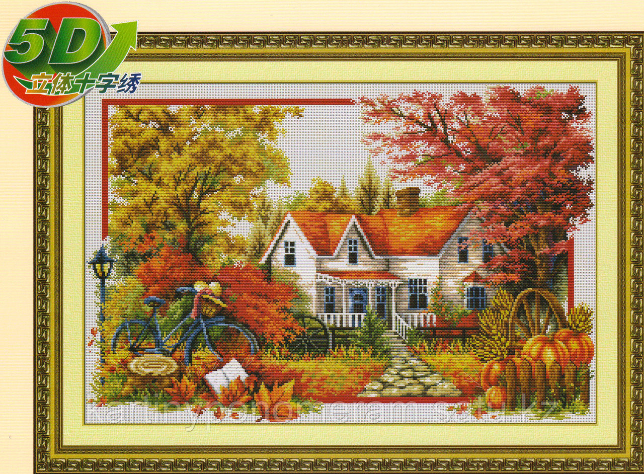 Вышивка крестом 5D, 0306, 76x53 см