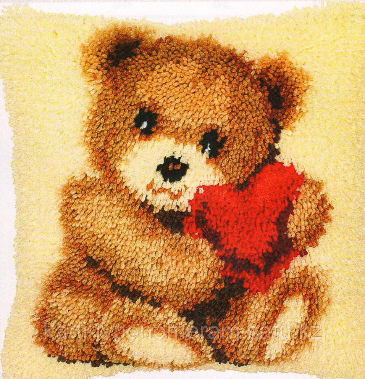 Вышивка в ковровой технике на наволочке BZ109, 40x40 cm