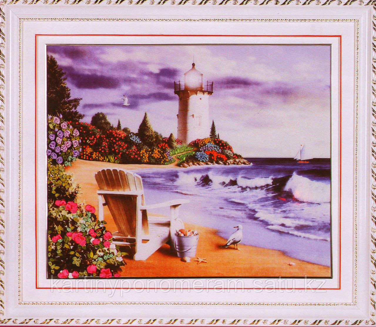 Вышивка лентами GH888112, 65x55 cm