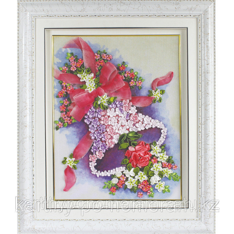 Вышивка лентами GH88824, 55x45 cm