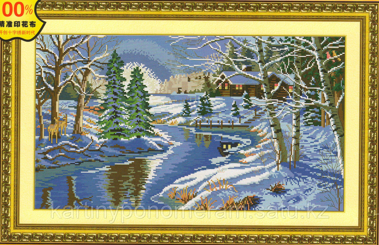 Вышивка крестом 100%, RY1008, 68x41 см