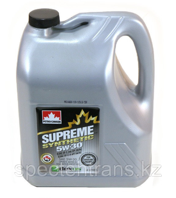 Мот 5W-30-м.Petro-Canada Масло мот. синт. Supreme Synthetic Motor Oil 5W-30 EXPO (4л)