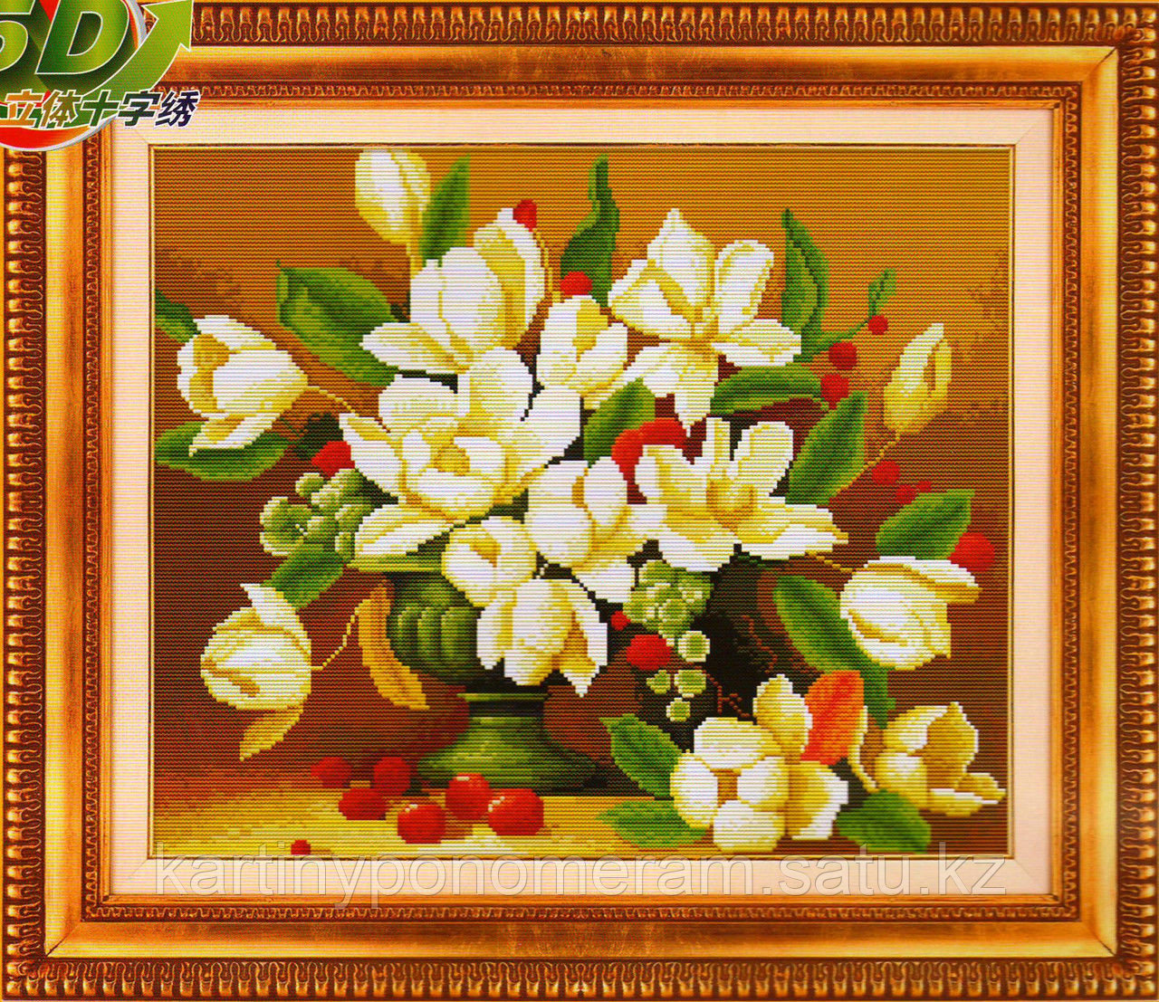 Вышивка крестом 5D, 0573, 58x49 см