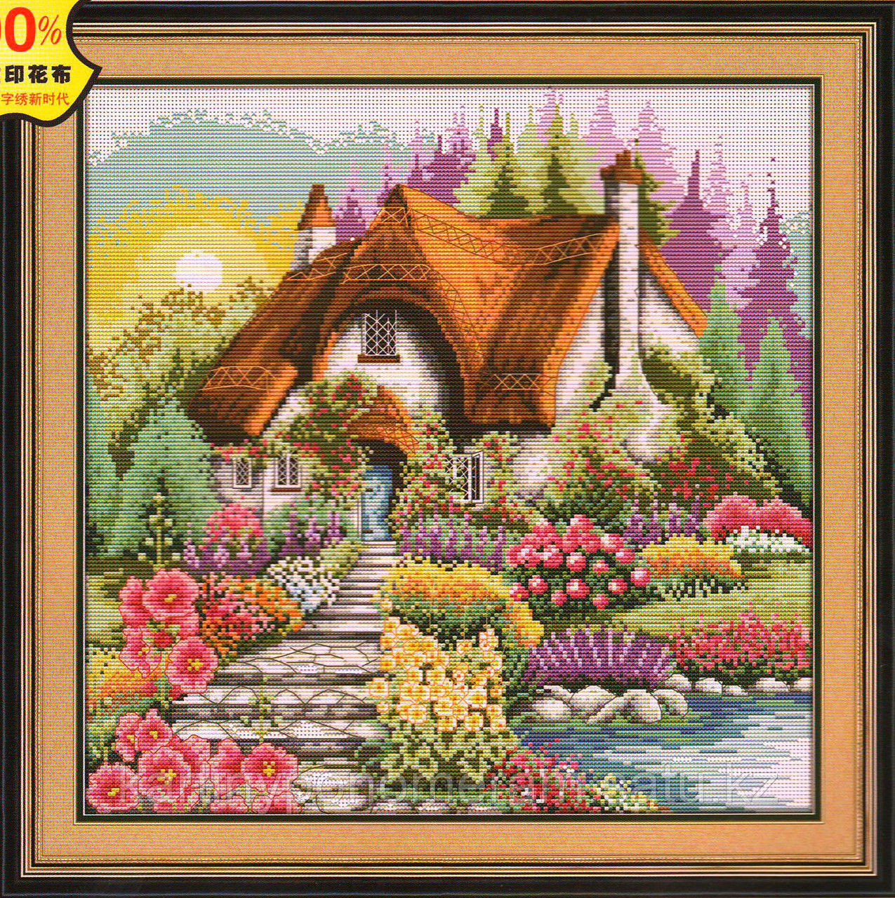Вышивка крестом 100%, RY1385, 52x52см