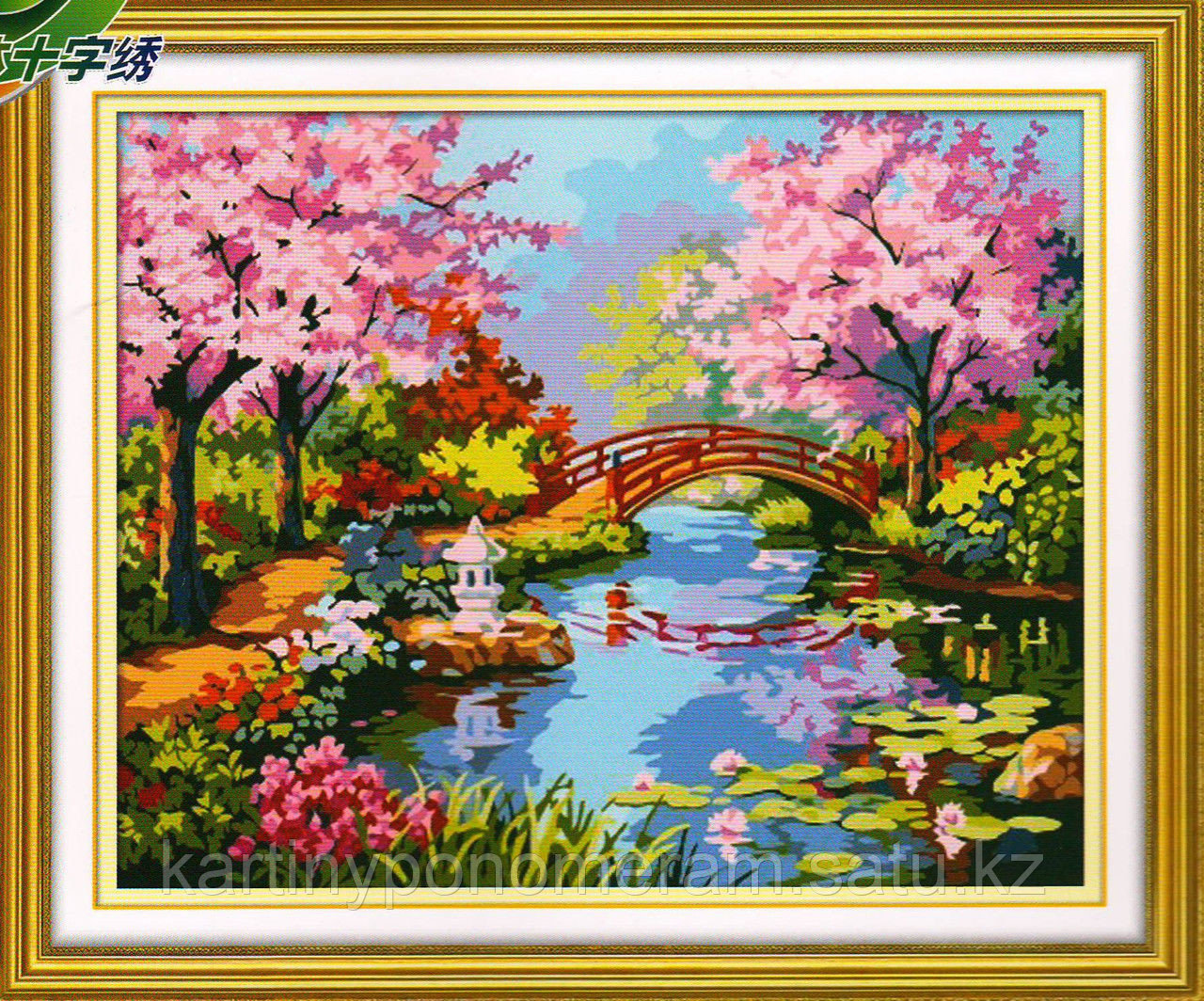 Вышивка крестом 5D, 0302, 49x41 см