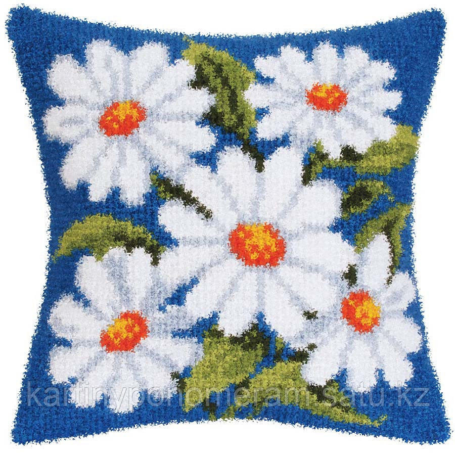 Вышивка в ковровой технике на наволочке BZ320, 40x40 cm