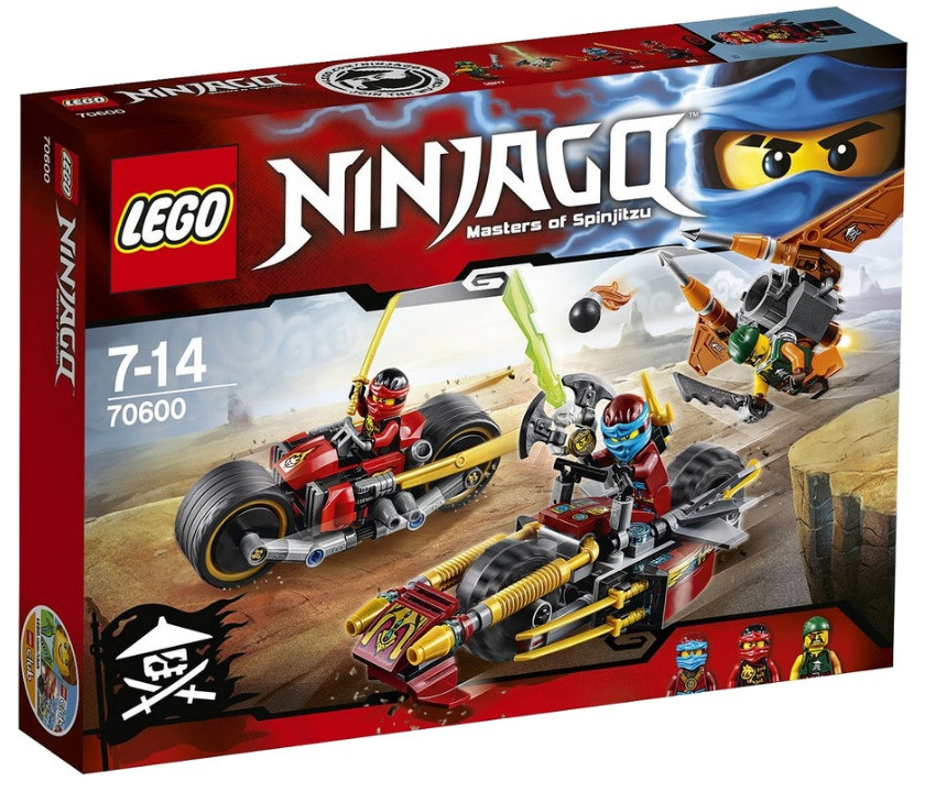 70600 Lego Ninjago Погоня на мотоциклах, Лего Ниндзяго