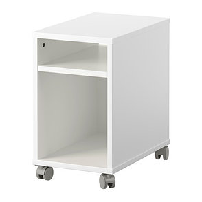 Тумба прикроватная ОЛТЕДАЛЬ белый ИКЕА, IKEA , фото 2