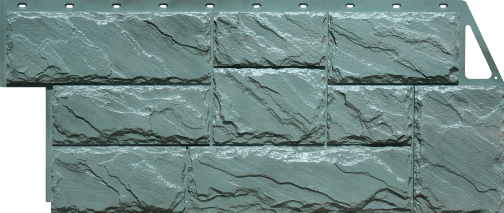 Фасадная панель FineBer серия "Камень крупный" цвет Мелованный белый - фото 3 - id-p24746473