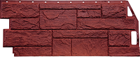 Фасадная панель FineBer серия "Камень природный" цвет Красно-коричневый, фото 1