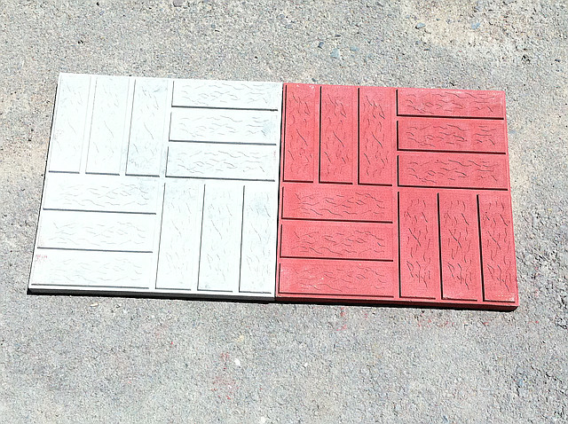 Тротуарная плитка 3 см "Паркет" серый - фото 1 - id-p1289925