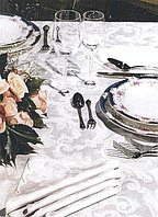 Цептер скатерть VENEZIA белая на 6 персон + салфетки