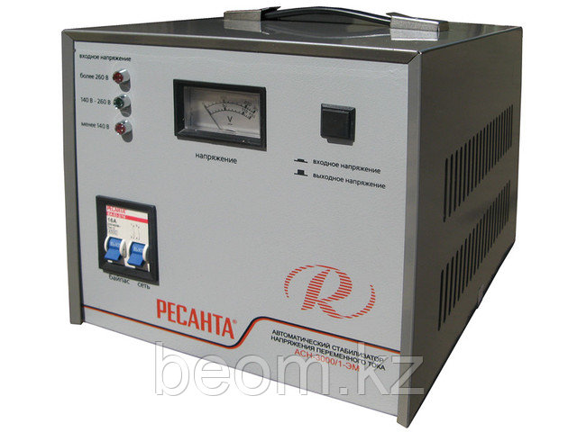 Стабилизатор напряжения электронный (релейный) 3 кВт - Ресанта ACH-3000/1-Ц - фото 2 - id-p98935